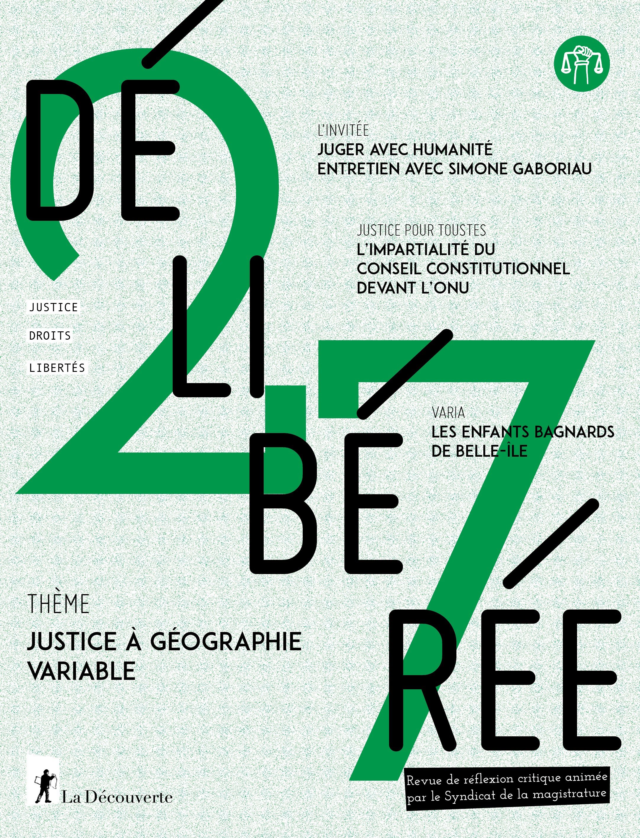 Revue Délibérée - couverture du numéro
