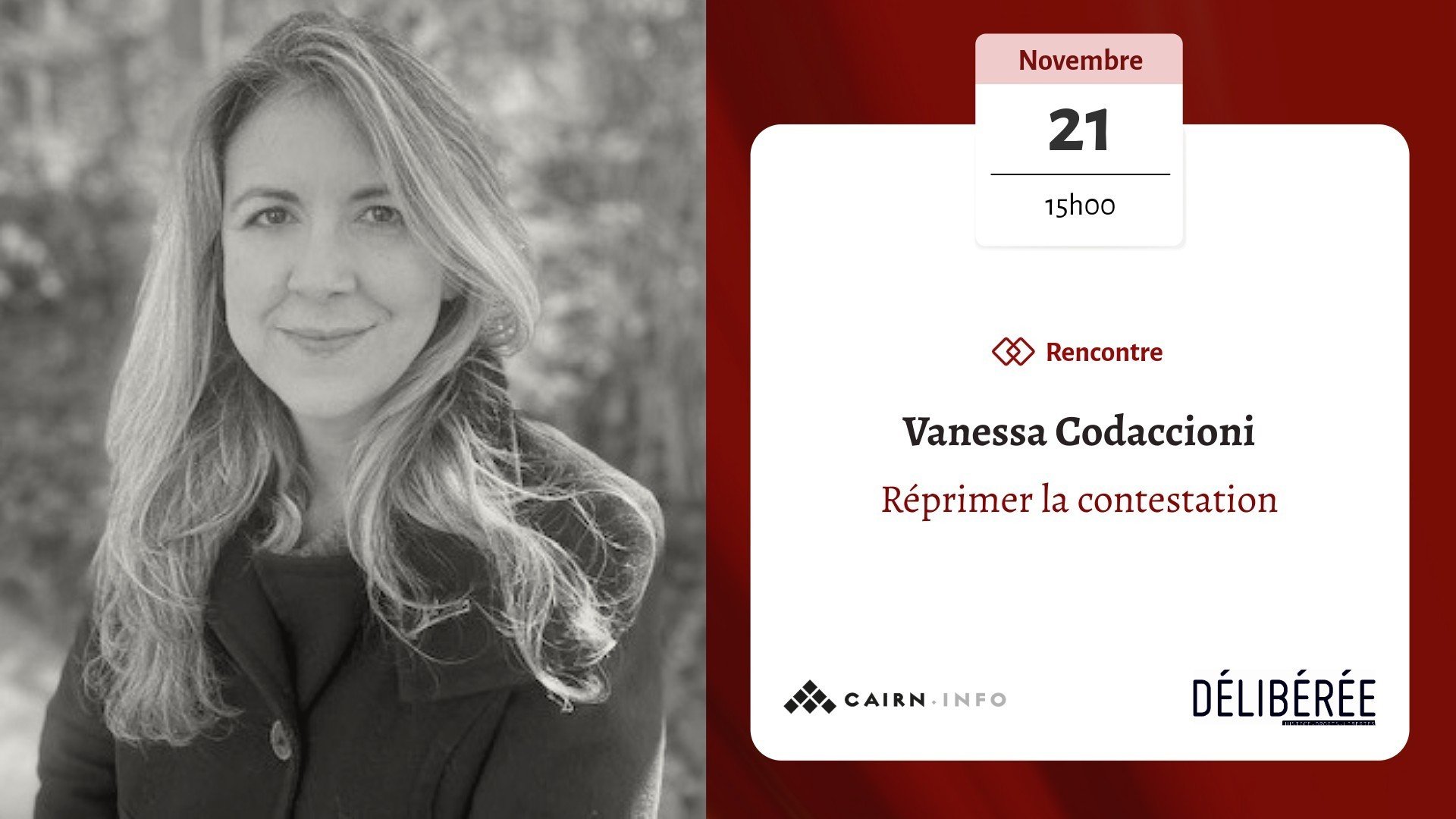 visuel rencontre vanessa Codaccioni cairn